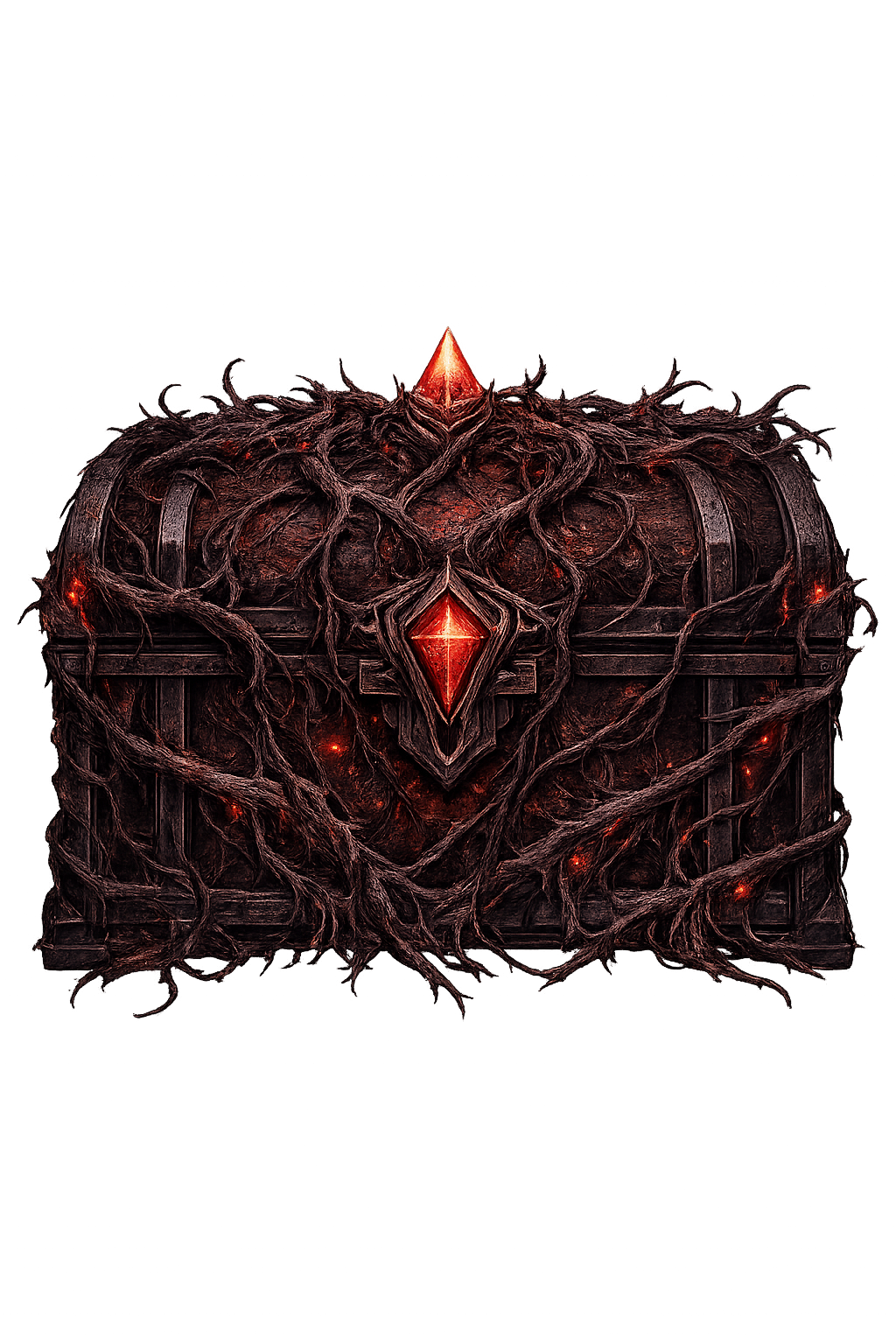 Закрытый огромный сундук