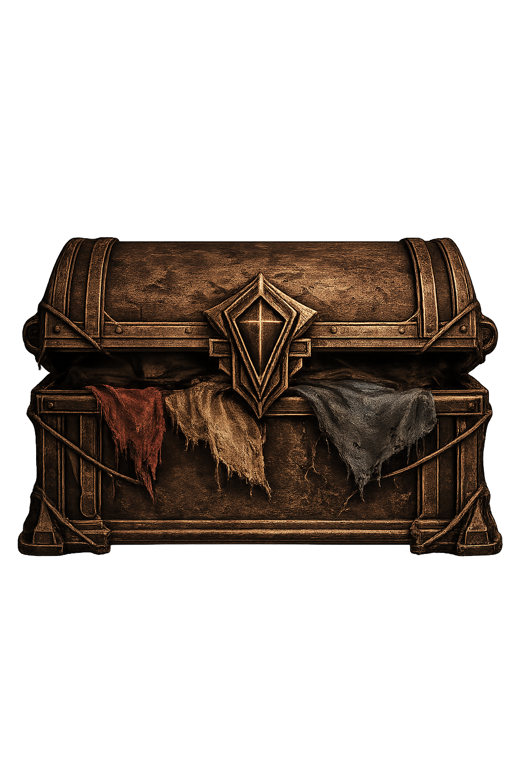 Закрытый сундук со снаряжением